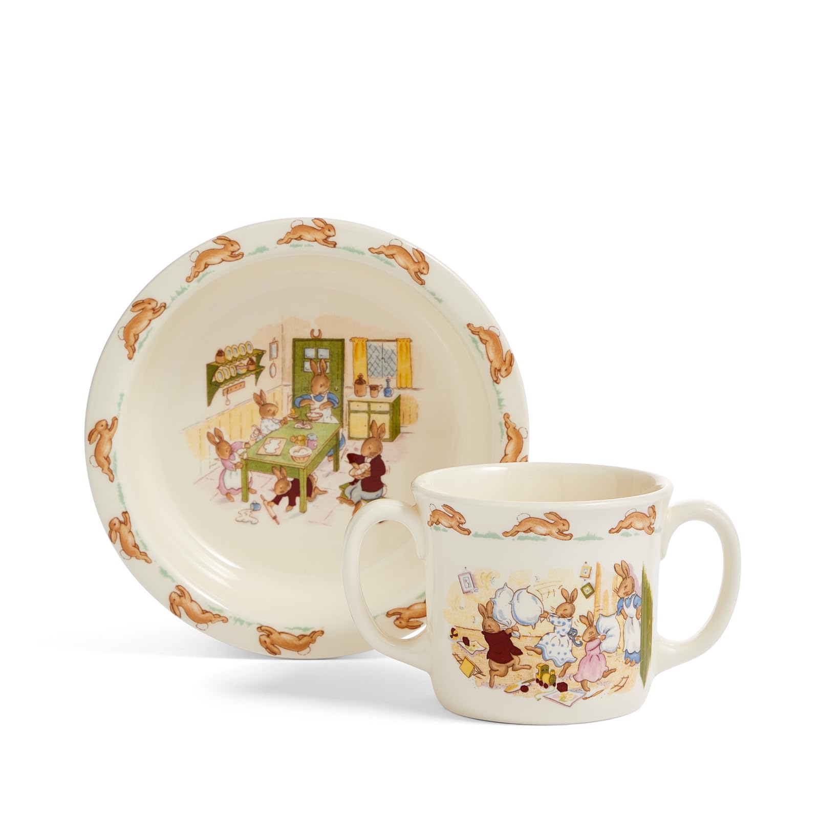 【美品】  Bunnykins ロイヤル ドルトン Amazon.com: Royal Doulton Bunnykins 2-Piece Baby Set (Bowl & Two